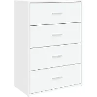 vidaXL Dressoirs 2 st 60x31x84 cm bewerkt hout wit
