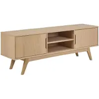Ebuy24 Marte TV-meubel 2 deuren 2 planken wit.