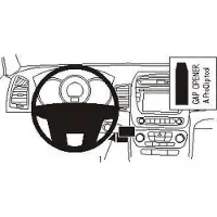 Brodit ProClip houder geschikt voor Kia Sorento 2013-2014 Center mount