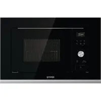 Gorenje BMX201AG1BG, Inbouw, Grill-magnetron, 20 liter, 800 watt, Ingebouwd display, LED