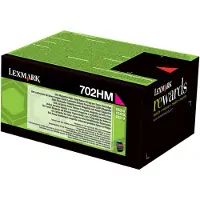 Lexmark 70C2HM0 (702HM) Toner Magenta Hoge capaciteit