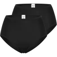 Mey Tailleslip | 2-pack Serie Pure Sense Zwart | Maat 46/48