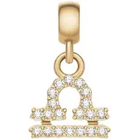Daniel Wellington CRYSTAL ZODIAC DW00400761 GOLD-PLATED WEEGSCHAAL BEDEL MET ZIRKONIA'S 1 STUK