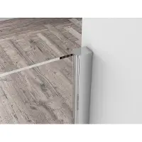 Wiesbaden Inloopdouche Eco 90x220 Cm 8 Mm Nano Coating Helder Glas Chroom