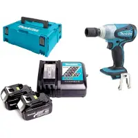 Makita DTW251RFJ 18V Li-Ion Accu slagmoersleutel set (2x 3.0Ah accu) in Mbox - 230Nm - 1/2"