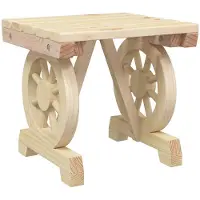 vidaXL Tuinvoetenbank 40x36,5x38,5 cm massief vurenhout