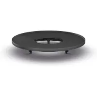 Höfats MOON Plancha 55 doorlopende grillplaat van geëmailleerd gietijzer, optimale warmteopslag voor grillgerechten van elk formaat, antiaanbaklaag, vetarm grillen