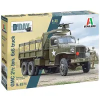 Wittmax Modelbouwpakket Militaire voertuigen - 6271 GMC 2 1/2 Ton. 6x6 Truck -D-Day 80th Anniversary- Plastic - 1:35 - Modelbouw
