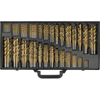 YATO Professionele HSS TiN Metaalborenset – 300-Delig – 1 mm t/m 13 mm – Titanium gecoat – Inclusief Split Point – DIN 338