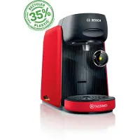 Bosch TAS163E, capsuleapparaat, 0,7 liter, koffie capsules, 1400 W, zwart, rood