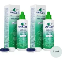 Unicare - Alles-in-één - 6 x 200ml - Lenzenvloeistof voor Harde contactlenzen - Premium Oogverzorging uit Nederland - incl. 6 lenzendoosje