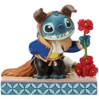 Enesco Jim Shore Halloween Lilo en Stitch als Beest Beeld, 5,25 Inch, Multicolor