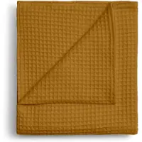 Kayori Goya Plaid Katoen - Deken - 150x220cm - Voor Buiten & Binnen - Goud
