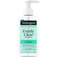 Neutrogena Evenly Clear Acne Cleanser 269ML – Schuimende Gezichtsreiniger tegen Puistjes, Mee-eters & Verstopte Porien – Vervaagt Post-Acne Vlekken