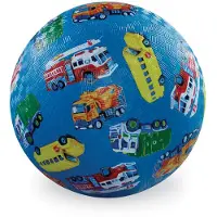 Crocodile Creek speelbal voertuigen 13cm - natuurrubber voor kinderen.