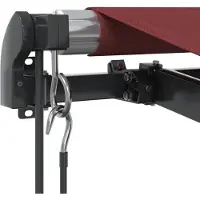 vidaXL Luifel automatisch uittrekbaar 450x350 cm bordeauxrood