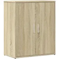 vidaXL Dressoir 60x31x70 cm bewerkt hout sonoma eikenkleurig