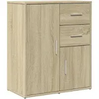 vidaXL Dressoir 60x31x70 cm bewerkt hout sonoma eikenkleurig