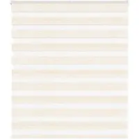 vidaXL Dubbele rolgordijn, marmerbeige, 140x200 cm, stofbreedte 135,9 cm, polyester