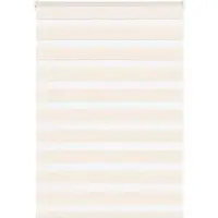 vidaXL Dubbele rolgordijn, marmerbeige, 105x200 cm, stofbreedte 100,9 cm, polyester