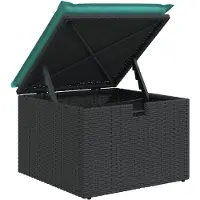 vidaXL 7-delige Loungeset met kussens poly rattan bruin