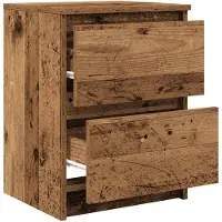 vidaXL Tv-meubel 40x35x54 cm spaanplaat oud hout