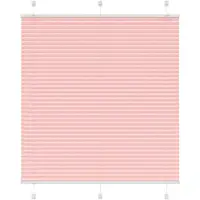 vidaXL Plissé rolgordijn 115x200cm stofbreedte 114,4cm polyester roze