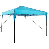 vidaXL Luifel Tent 290 x 290 x 251 cm Blauw Stof