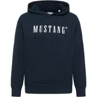 Mustang Sweatshirt 'Bronson' donkerblauw / wit