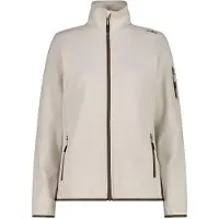 CMP - Women's Jacket Jacquard Knitted - Fleecevest 38, beige/grijs