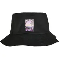 Merchcode Hoed 'Miami' orchidee / donkerlila / zwart