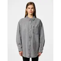 Pieces Blouse 'MAISIE' grey denim