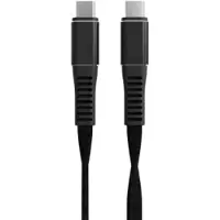 LEBA Innovation NCABLE-LE-UC-UC-1.2M USB-laadkabel USB-C stekker, USB-C stekker 1.20 m Zwart Gesleeved