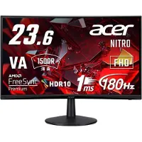 Acer Nitro ED240QS3bmiip - 23.6" FHD - Curved - 180Hz - 1ms - Speakers