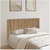 vidaXL Hoofdeinde 160x1,5x80 cm bewerkt hout artisanaal eikenkleur