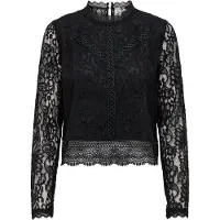 ONLY Blouse 'NEW KARO' zwart