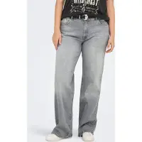 ONLY Carmakoma wide leg jeans grey denim female | Maat: 44-32