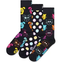 Happy socks Sokken 'Classic Dog' navy / geel / pink / wit