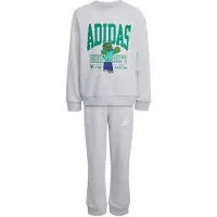 Adidas Trainingspak 'x Minecraft' kobaltblauw / aqua / grijs gemêleerd / groen