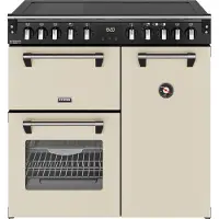 Stoves Richmond 90 Ei DX RTY fornuis 5-pits inductie fornuizen - kleur dubbele oven zuinig energieklasse A - 90 cm breed inductiefornuis