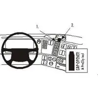 Brodit ProClip houder geschikt voor Volvo FH Serie/ NH Serie/ FM Serie 2003-2007 Angled mount