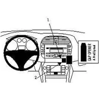Brodit ProClip houder geschikt voor Fiat Bravo 2008-2014 Angled mount