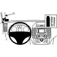 Brodit ProClip houder geschikt voor Hyundai i30 2008-2012 Left mount