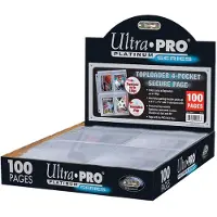 Ultra pro Secure Platinum Page For Toploaders Album Pages For Cards Transparant Kinderen