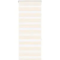 vidaXL Dubbele rolgordijn, marmerbeige, 65x200 cm, stofbreedte 60,9 cm, polyester