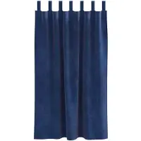 vidaXL Verduisterende gordijnen 2 st Donkerblauw 140 x 175 cm fluweel