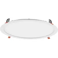 Deko-light 565421 Anik Rund 380, 30 W, DIM, 4000 K, Weiß Inbouwlamp LED 30 W Wit (RAL 9016)