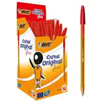 BIC Original Fine Pen 50 Units Rood Kinderen