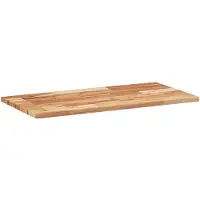 vidaXL Wandschap zwevend olieafwerking 100x40x2 cm massief acaciahout