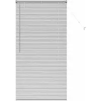 vidaXL Venetiaanse jaloezie zilver 220 x 95 cm 25 mm Aluminium